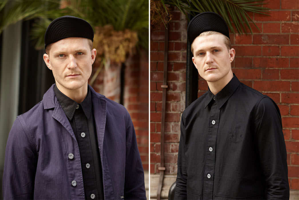 Nigel-Cabourn-6Spring-Summer-17-Desert-Rats-Purple-Blue-Shirts