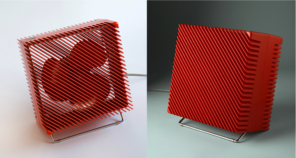 ▲ Vortice Ariante Fan, designed by Marco Zanuso, 1973. MOMA- Collection.