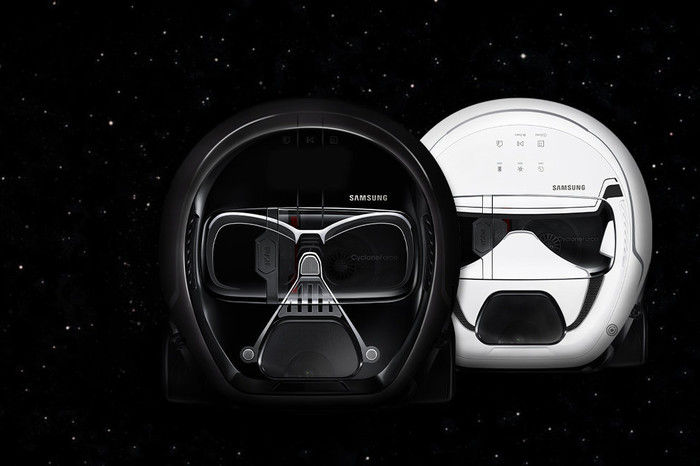 Samsung联合Star Wars推出智能扫地机器人，让黑武士为你效劳