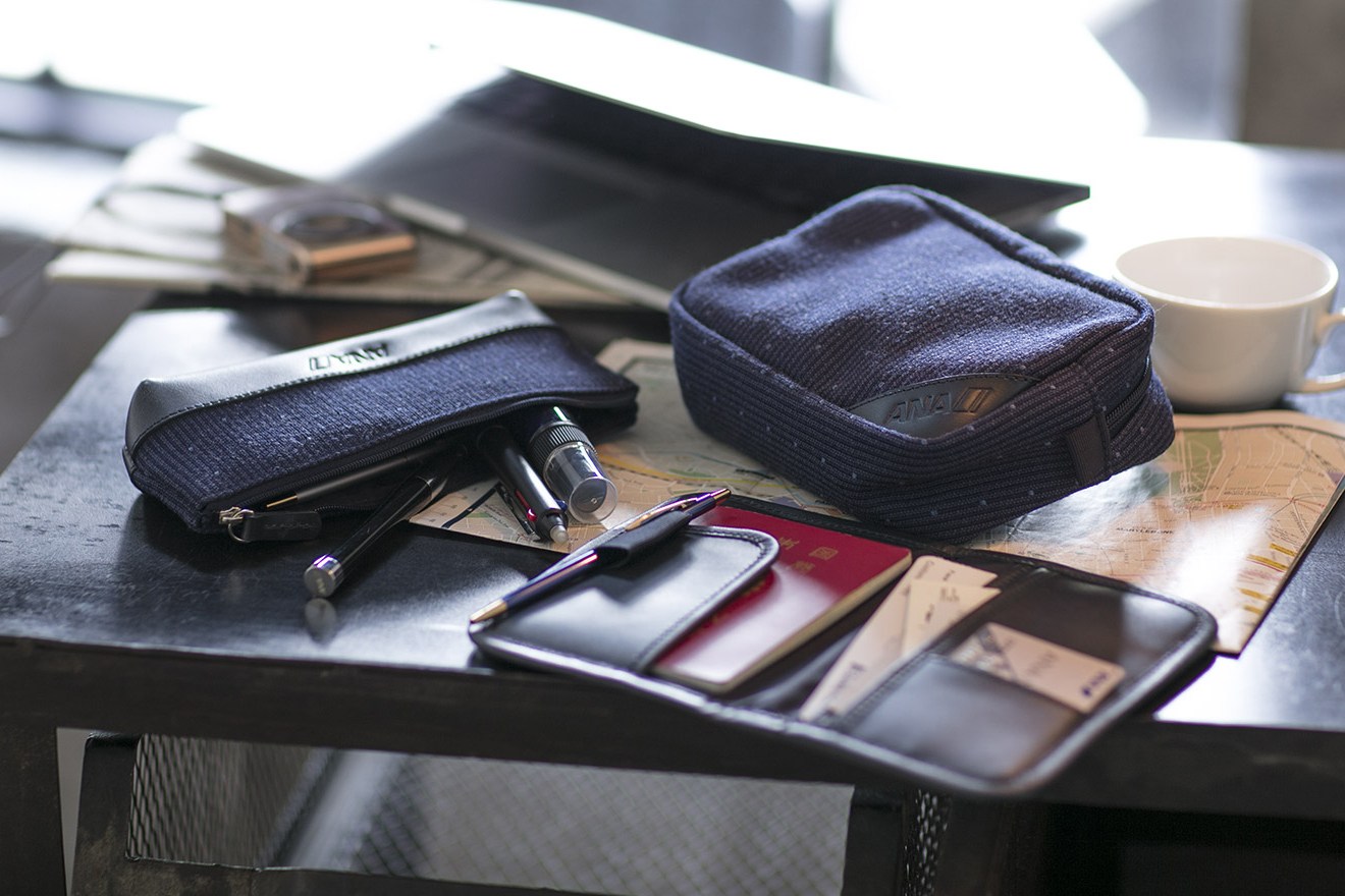 日本航空公司ana打造全新头等舱旅行包袋超实用套装