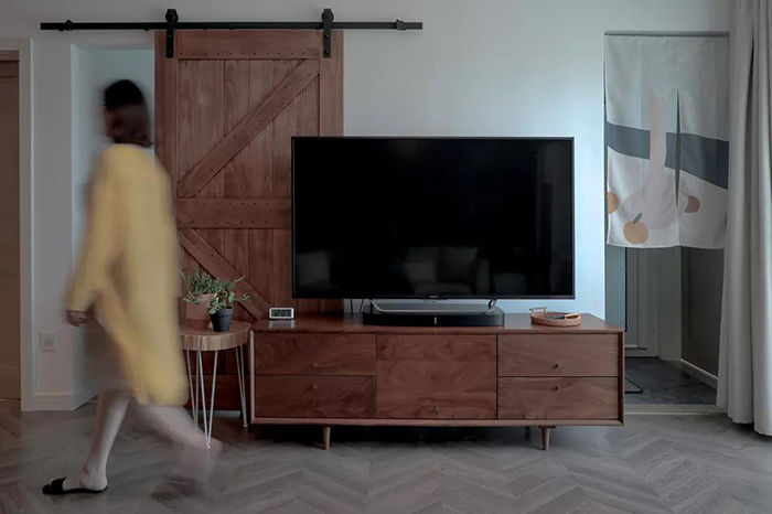 这间江边的弧形公寓承载了初恋夫妻对于家的幸福感