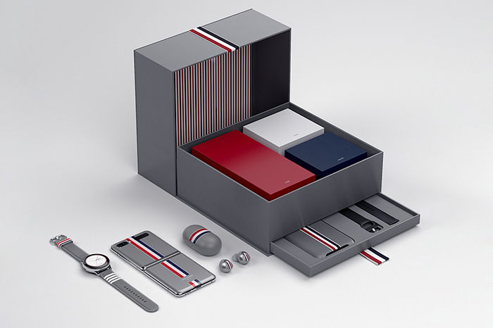 时尚西装与未来科技的智慧碰撞，Samsung x Thom Browne联名套装释出