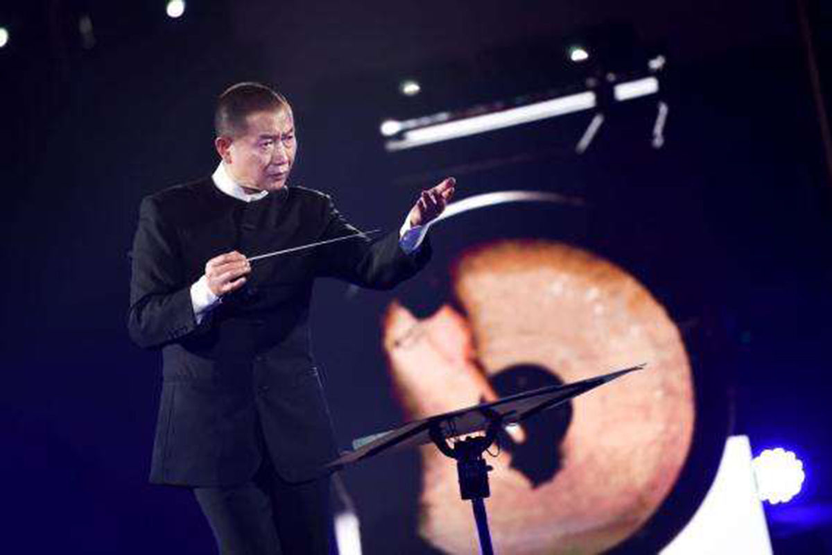 谭盾先生云指挥《武汉十二锣》，全球7000万人观赏