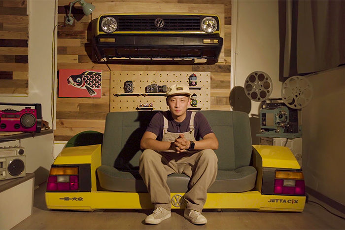 报废老车开回家，中古捷达变沙发