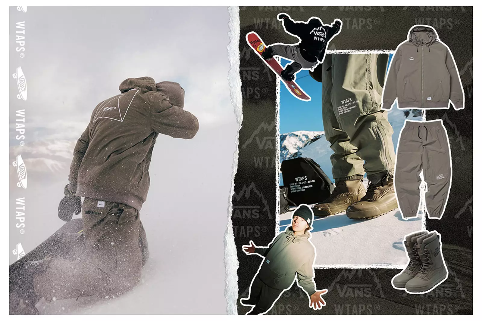 スノーボード VANS VAULT X WTAPS MTE JACKET PANTS XL VANS VAULT / WTAPS – Saint Alfred
