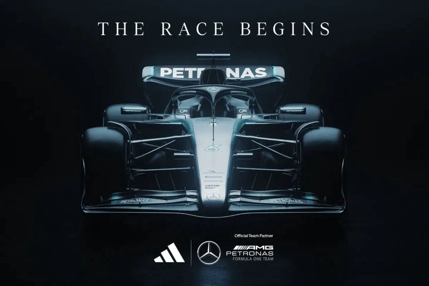 携手 Mercedes-AMG PETRONAS F1 车队，adidas 正式进军一级方程式赛车领域