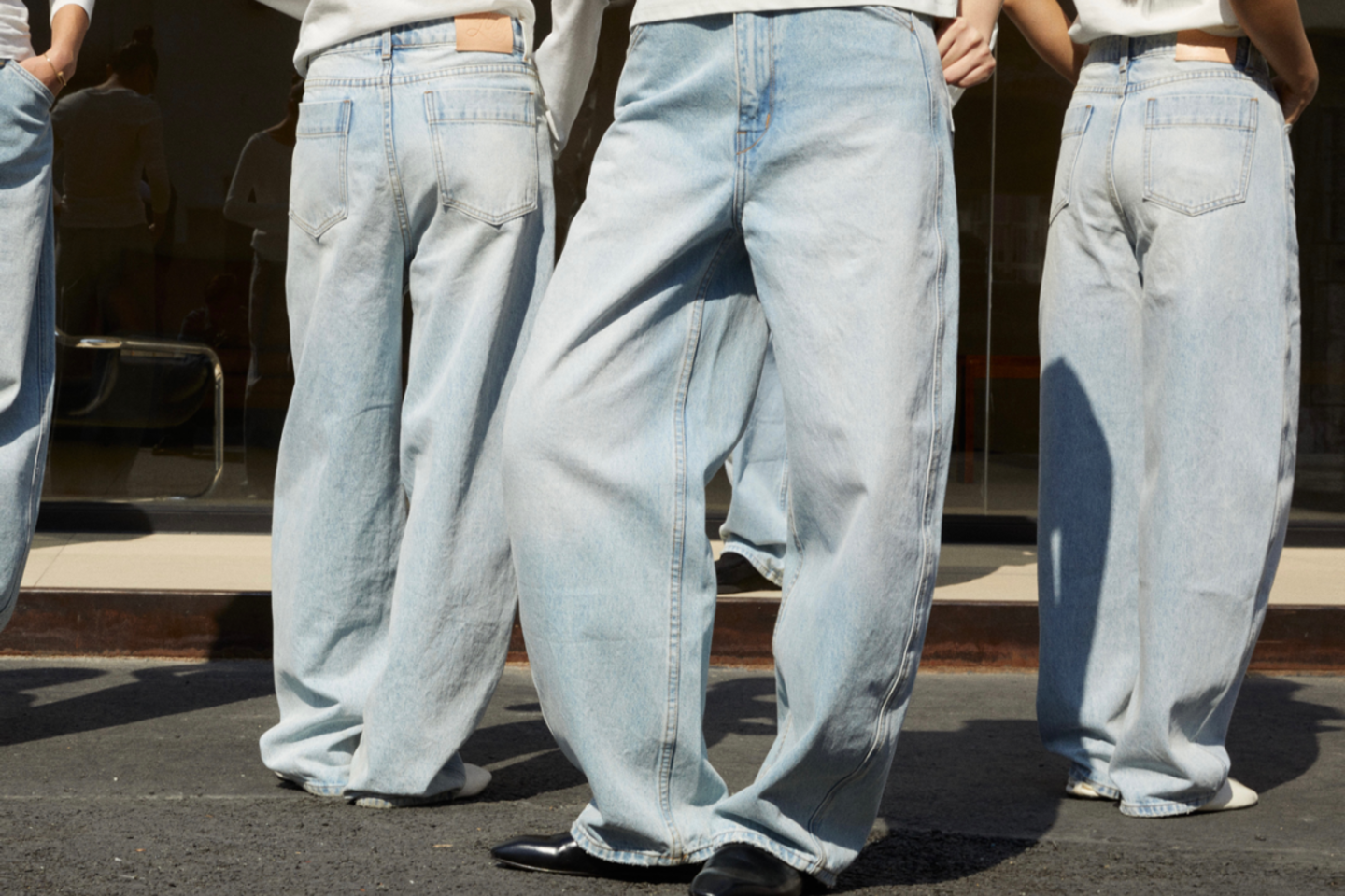 The Oneup Light Blue Wash Jeans Give Denim a Glow-Up