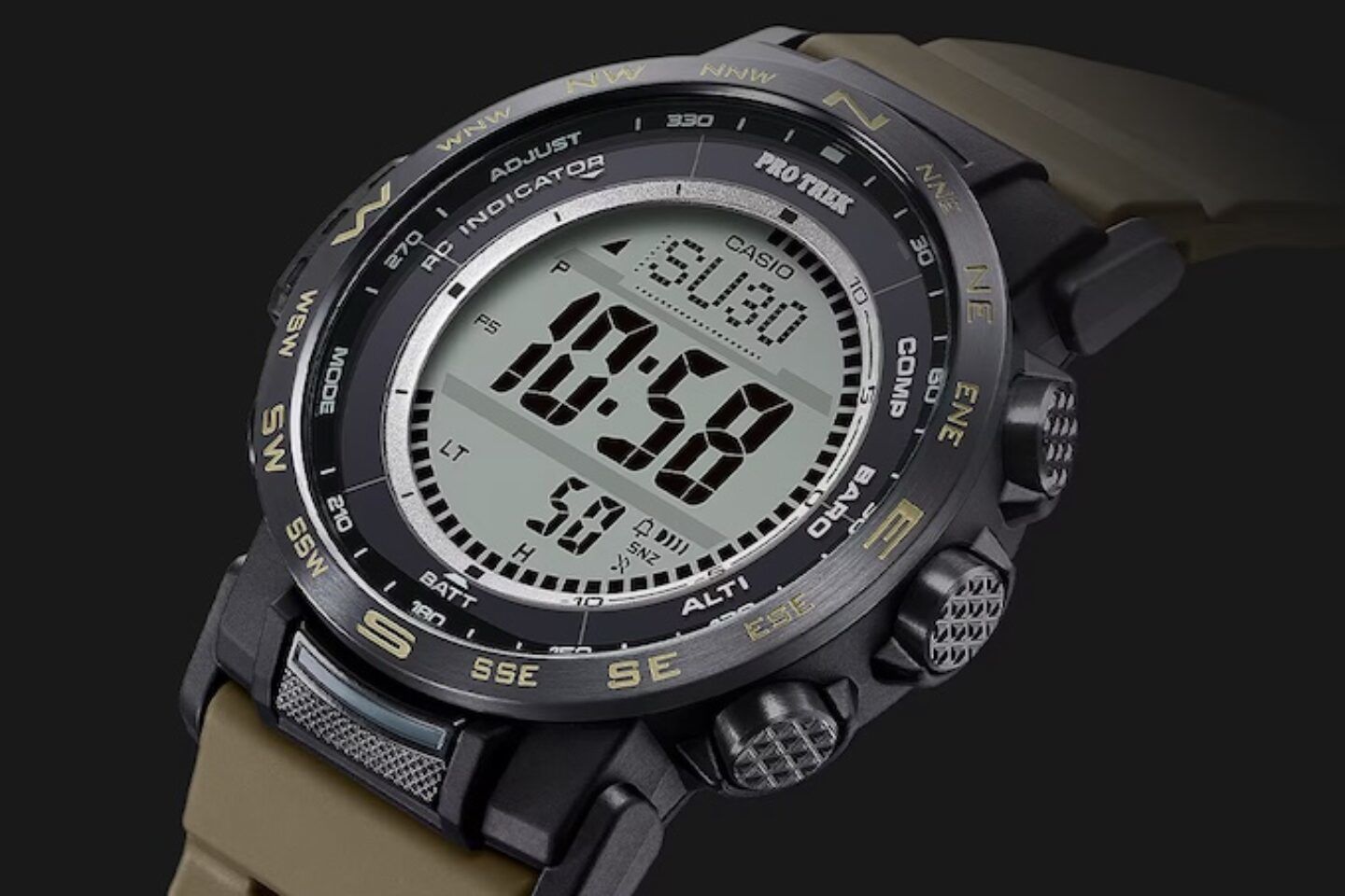 首次将全夜光 Neo-Brite 技术应用于数字显示屏，Casio 推出全新 Pro Trek 腕表系列