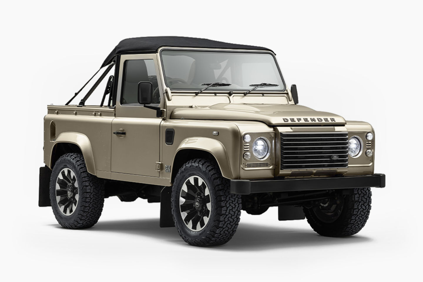 Land Rover 重现 NAS 90 软顶版，释放经典卫士 V8 Soft Top