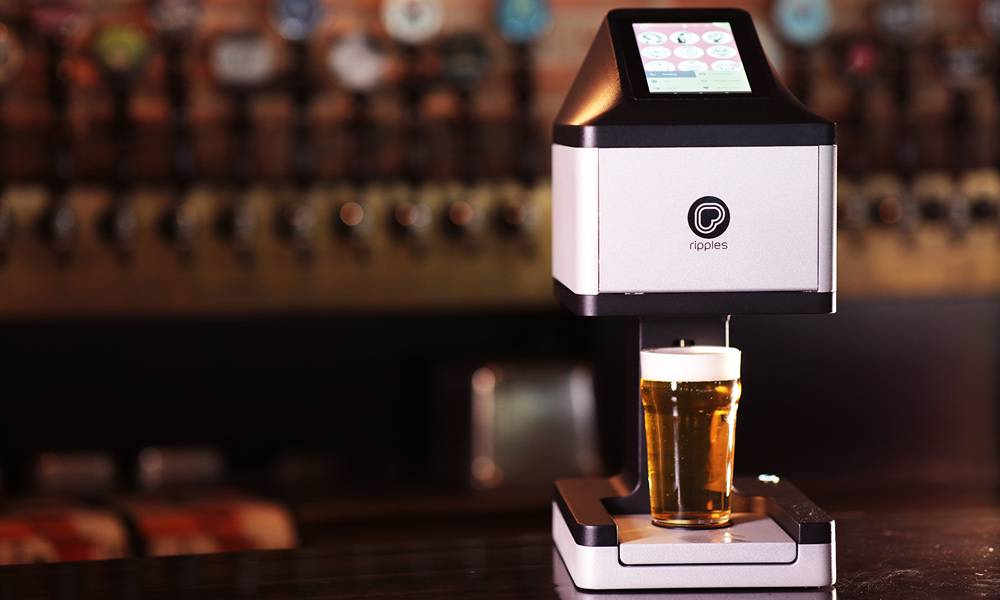 Beer Ripples发布全新啤酒打印机，定制你的专属图案