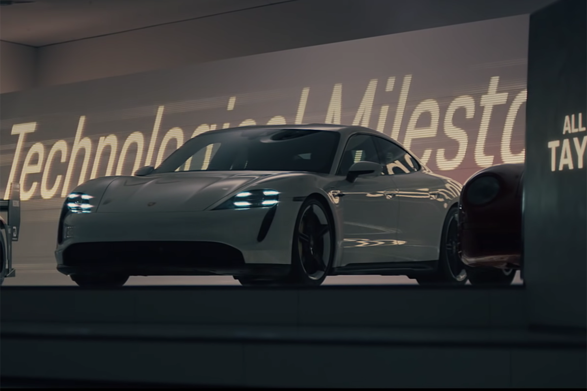 Porsche Taycan超级碗广告“The Heist”和幕后花絮